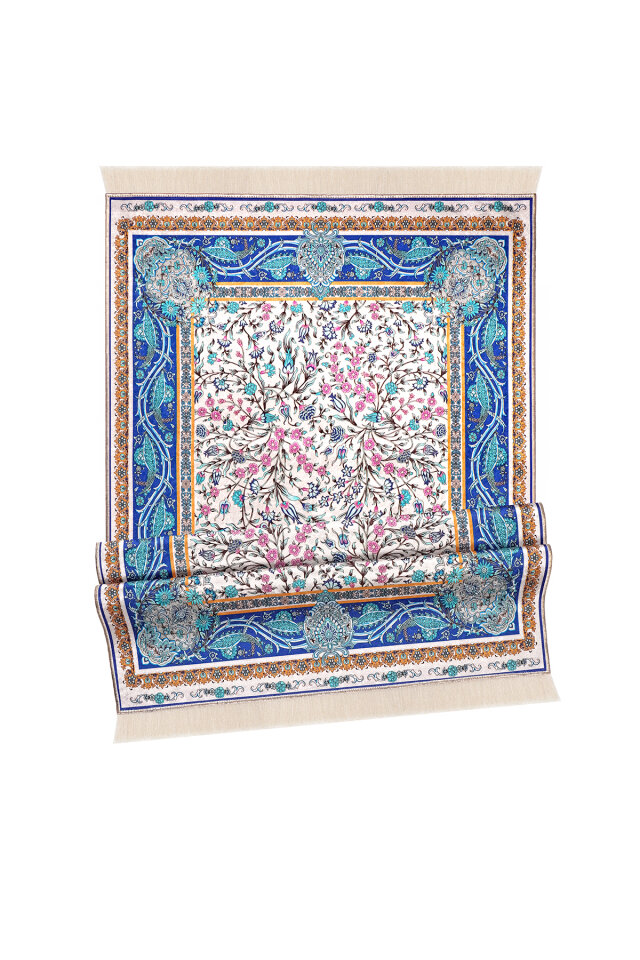 Gri Kadife Halı Seccade - 4