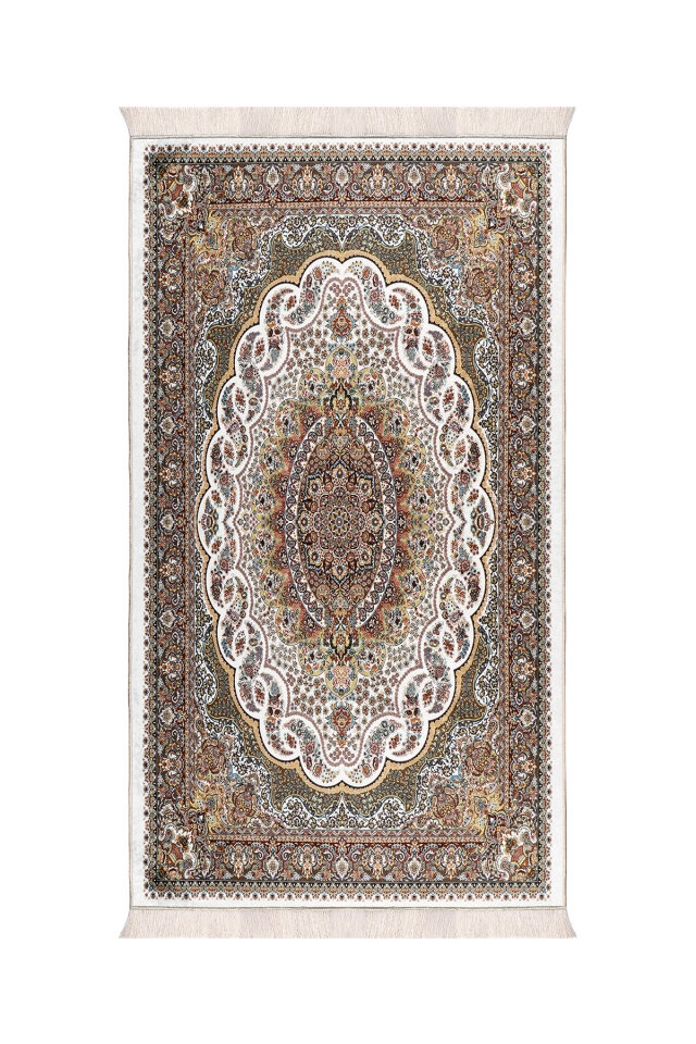 Kahverengi Kadife Halı Seccade 