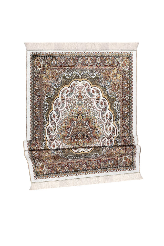 Kahverengi Kadife Halı Seccade - 4