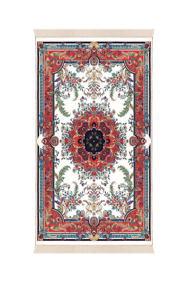 Kırmızı Kadife Halı Seccade - 1