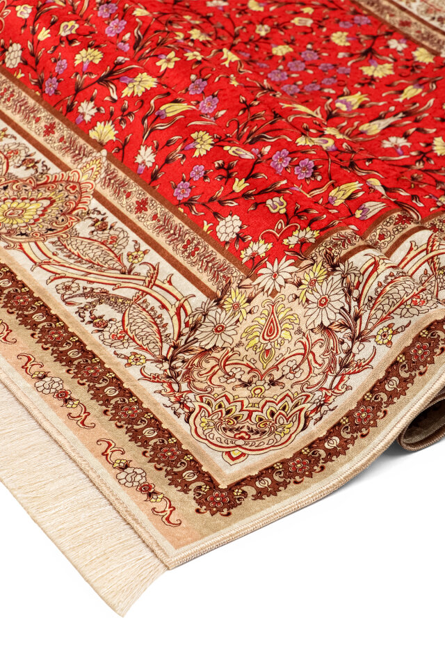 Kırmızı Kadife Halı Seccade - 3