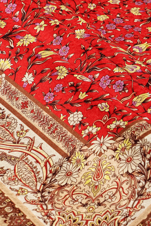 Kırmızı Kadife Halı Seccade - 2