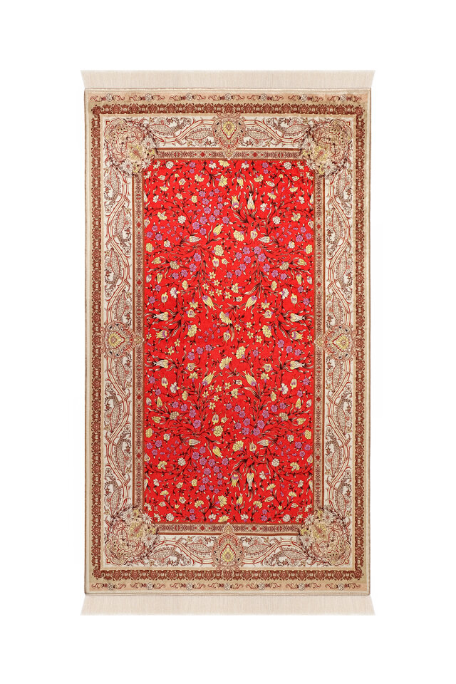 Kırmızı Kadife Halı Seccade - 1