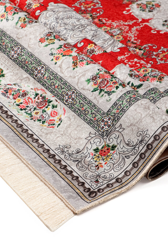 Kırmızı Kadife Halı Seccade - 3