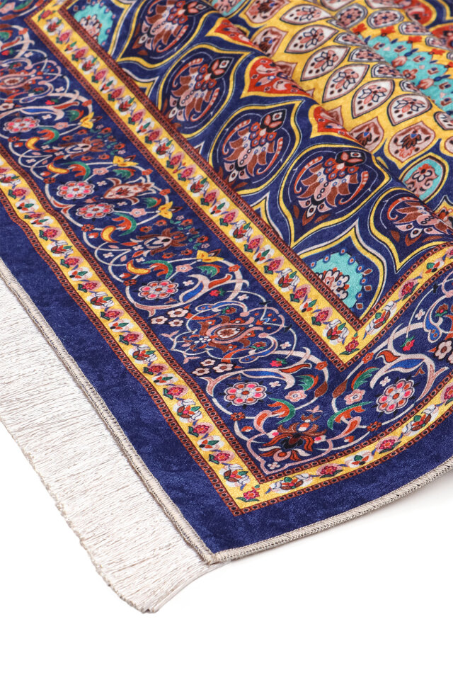Saks Kadife Halı Seccade - 3