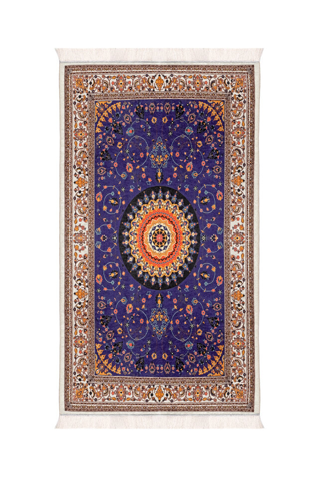 Saks Kadife Halı Seccade - 1