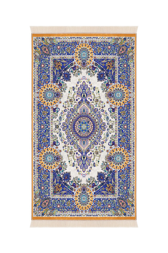 Saks Kadife Halı Seccade - 1