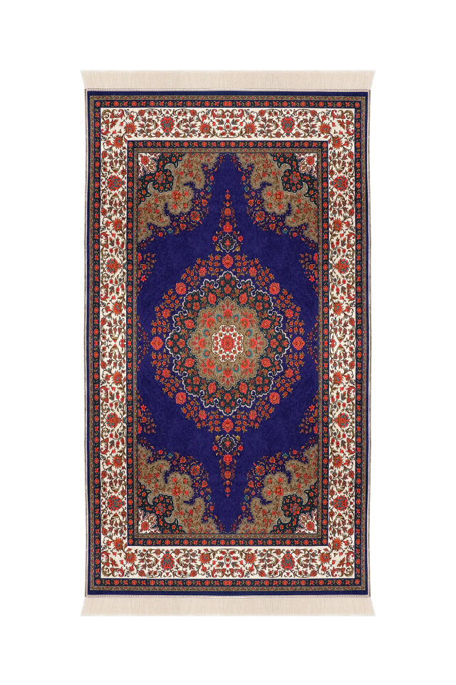 Saks Kadife Halı Seccade - 1