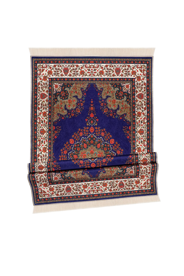 Saks Kadife Halı Seccade - 4