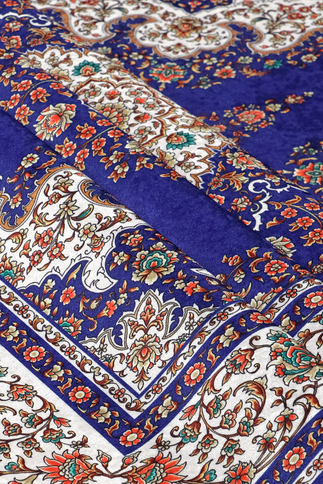 Saks Kadife Halı Seccade - 2