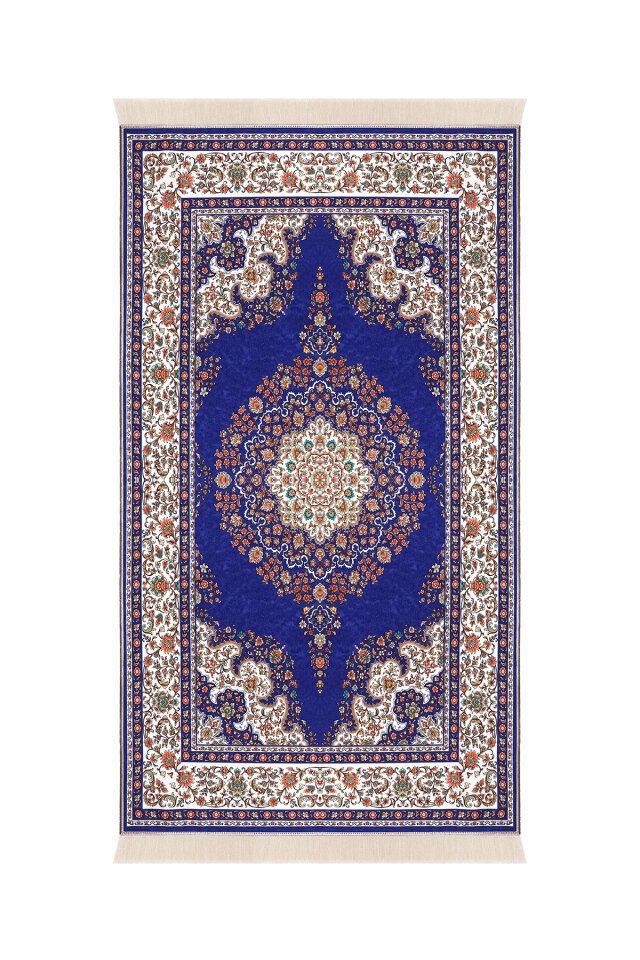 Saks Kadife Halı Seccade - 1