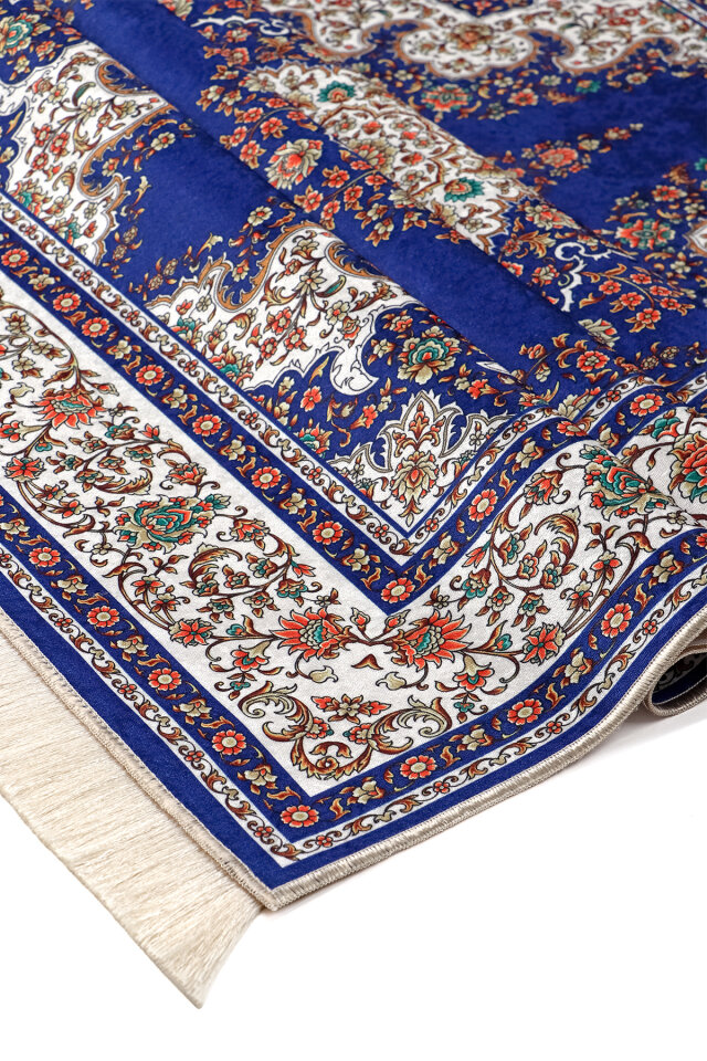 Saks Kadife Halı Seccade - 3