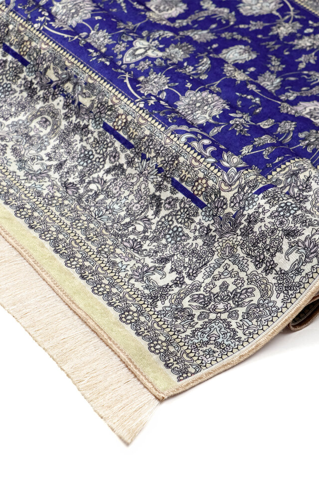 Saks Kadife Halı Seccade - 3