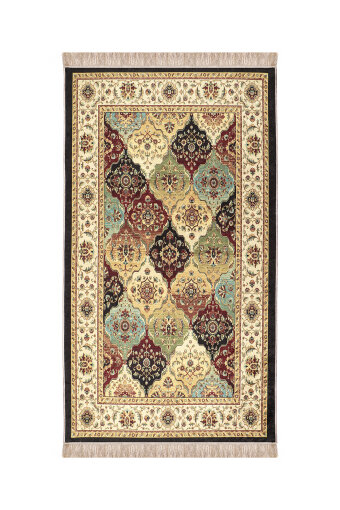 Siyah Kadife Halı Seccade 