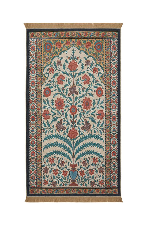 Gold Kadife Halı Seccade 