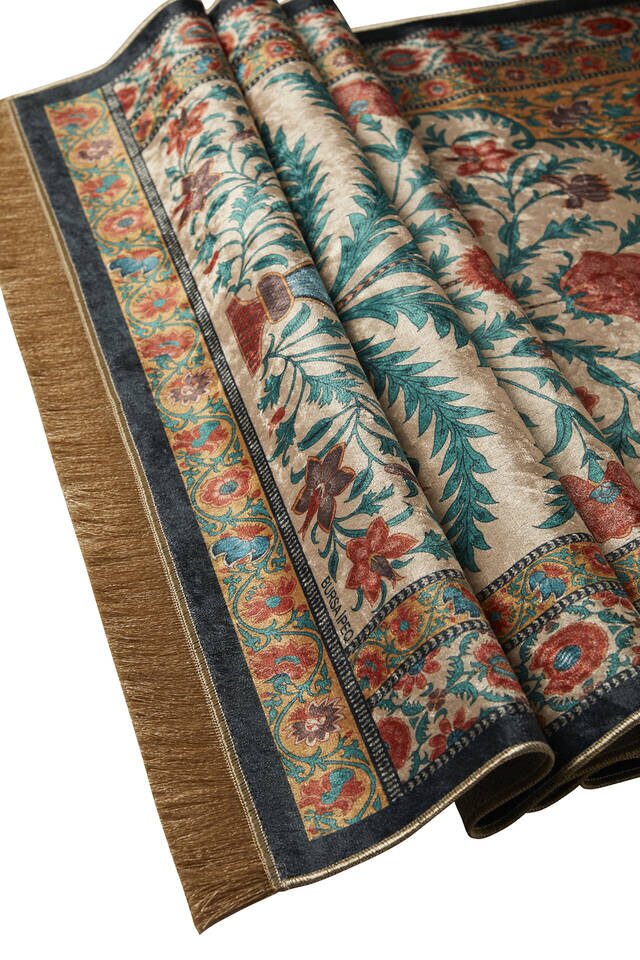 Gold Kadife Halı Seccade - 3