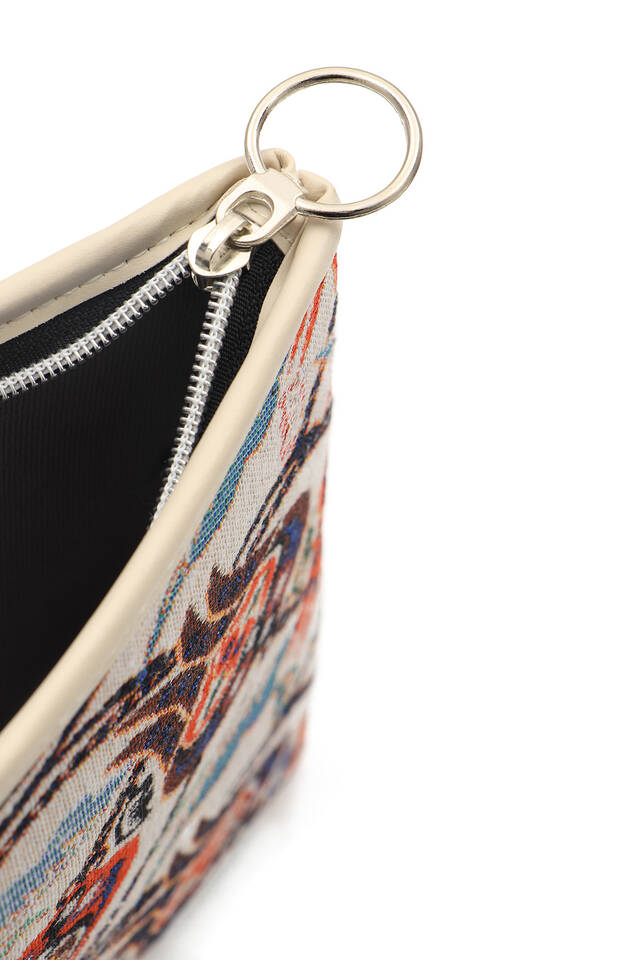 Ivy Tulip Pattern Tapestry Handbag - 4