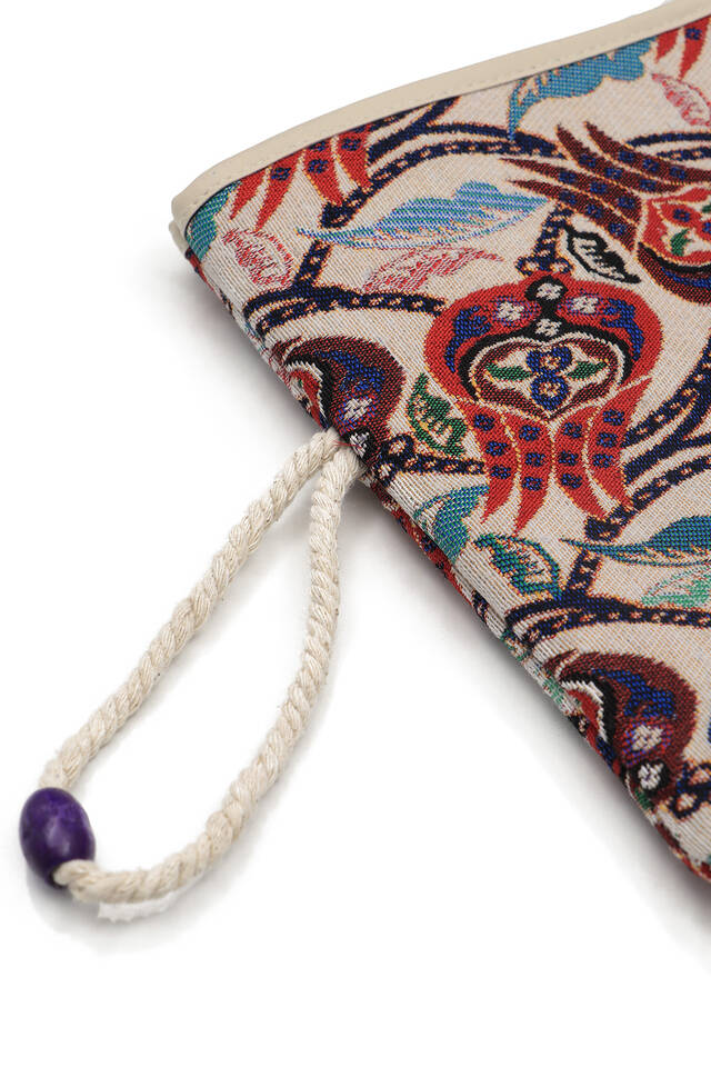 Ivy Tulip Pattern Tapestry Handbag - 2