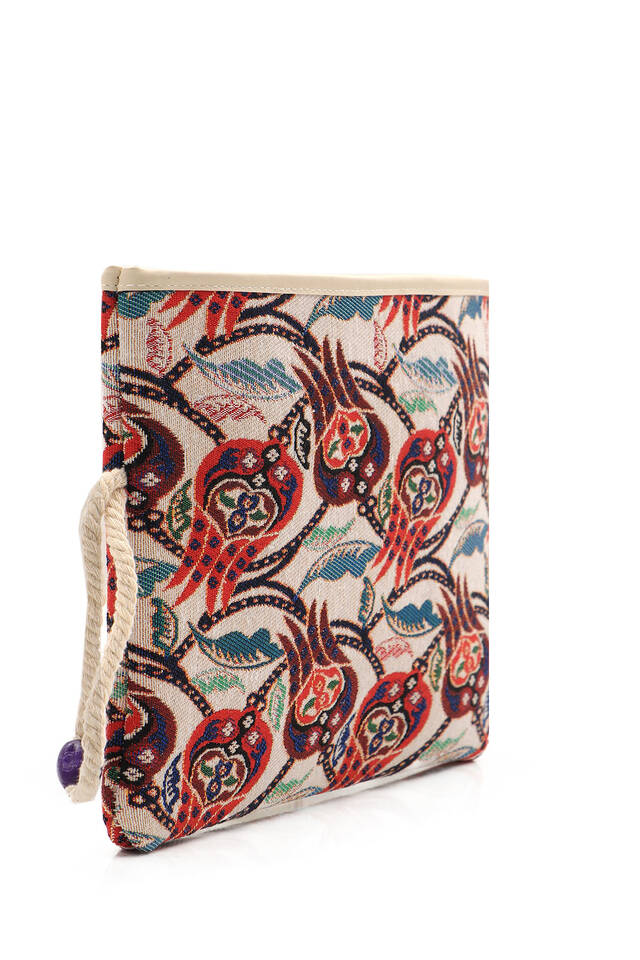 Ivy Tulip Pattern Tapestry Handbag - 3