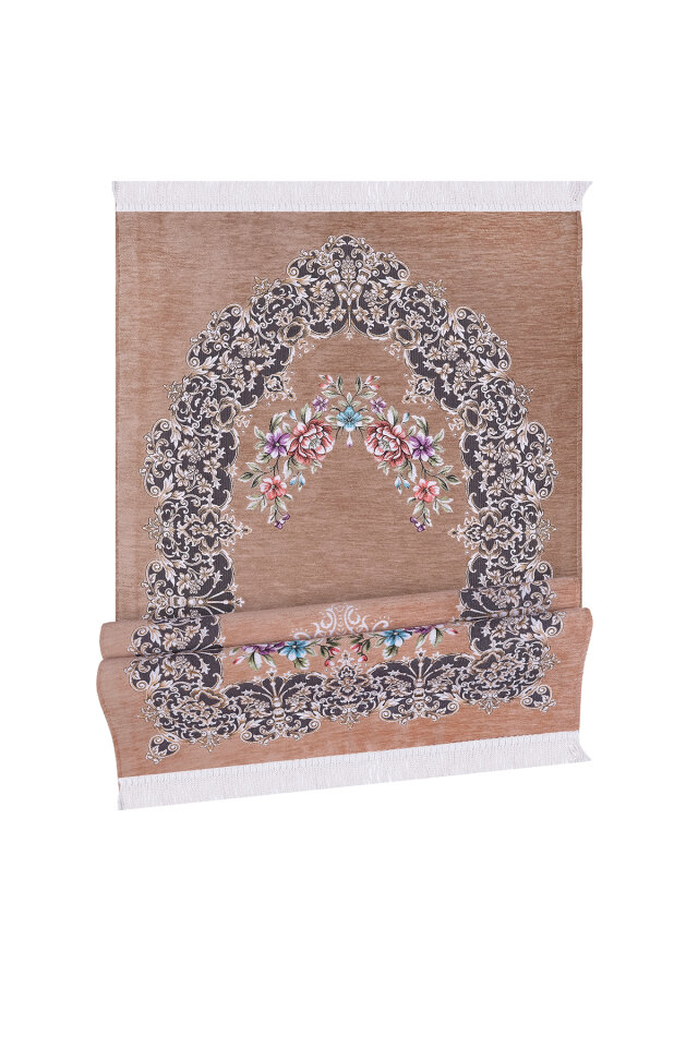 Camel Jüriye Desen Özel Dokuma Seccade - 4