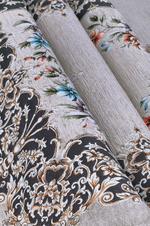 Gri Jüriye Desen Özel Dokuma Seccade - 2