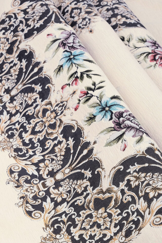 Krem Jüriye Desen Özel Dokuma Seccade - 2