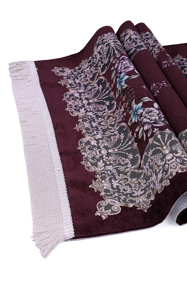 Mürdüm Jüriye Desen Özel Dokuma Seccade - 3