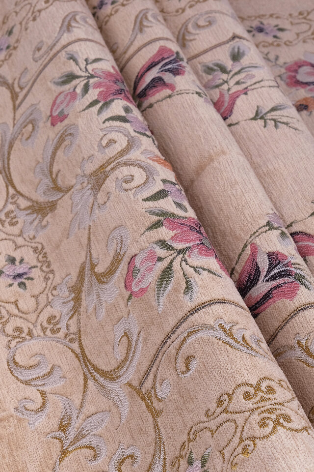 Bej Gülbahçe Desen Kabartmalı Özel Dokuma Seccade - 2