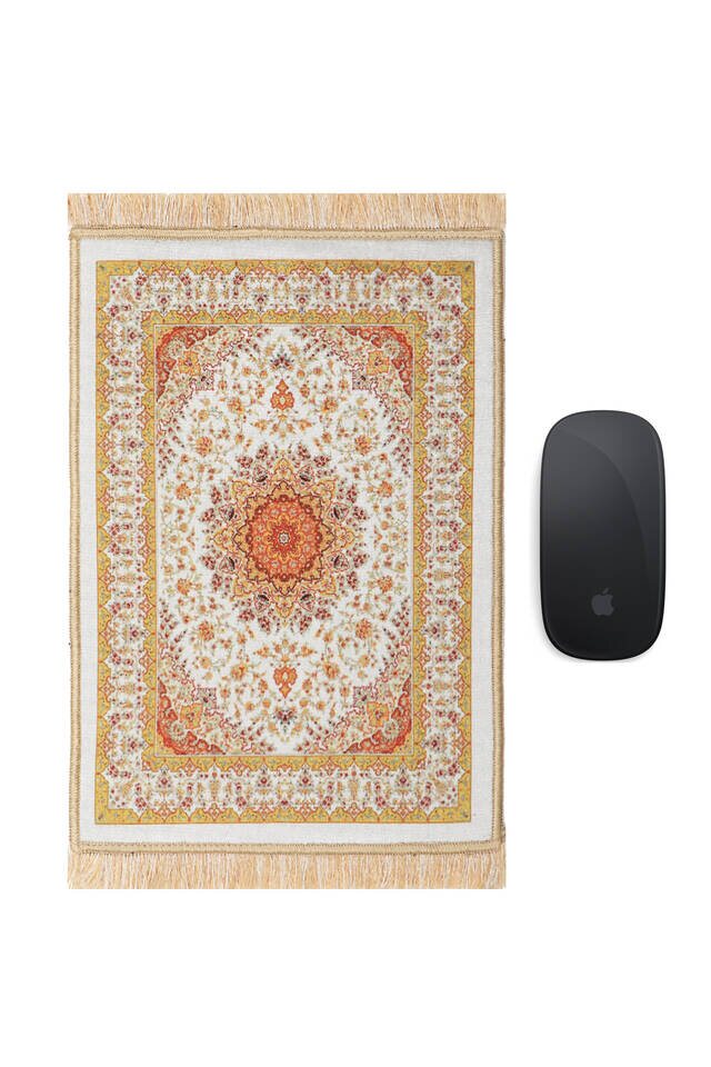 Hardal Dekoratif Küçük Halı Mousepad - 1