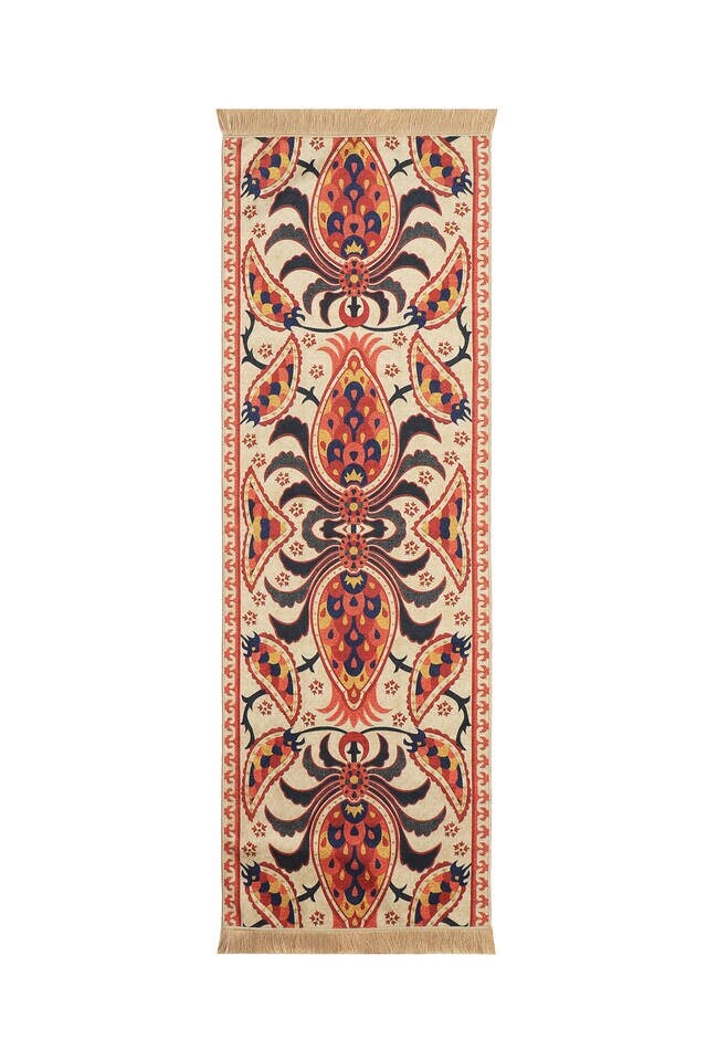 Turuncu Kadife Runner Takımı - 2