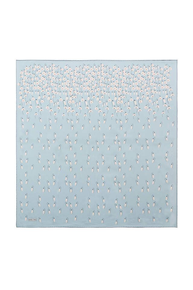 Bebe Mavi Kardelen Sura İpek Eşarp - 2