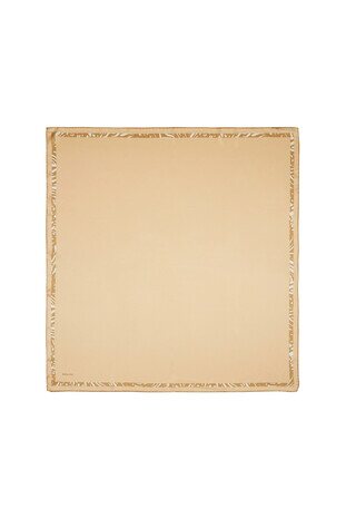 Bal Köpüğü Kenarı Sulu Zebra İpek Eşarp 