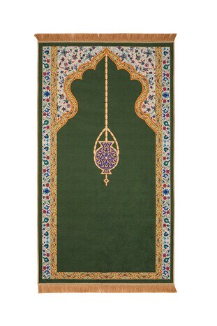 Khaki Velvet Rug Prayer Rug 