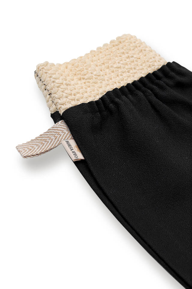 Siyah Banyo Duş Kesesi Peeling Eldiveni - 4