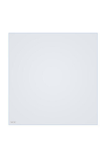 Light Blue Solid Color Twill Silk Square Scarf 