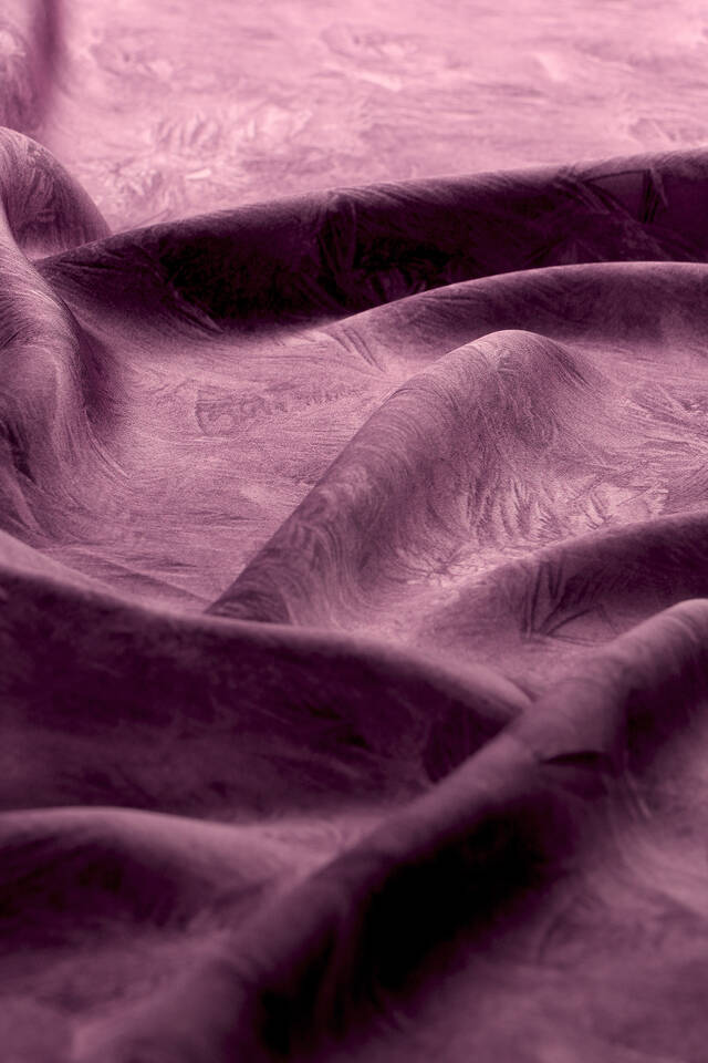 Light Plum Brush Silk Square Scarf - 3