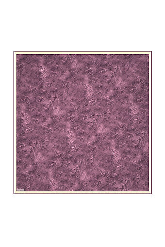 Light Plum Brush Silk Square Scarf 