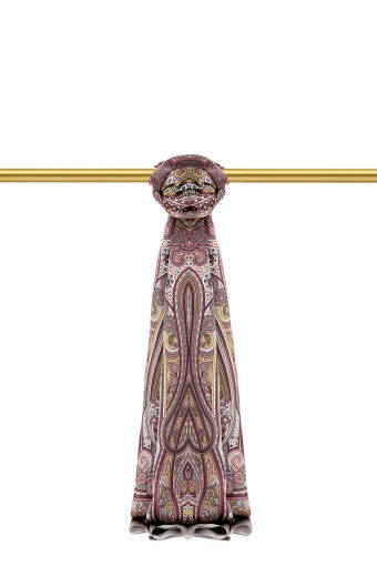 Kül Gri Marakeş Desen Sura İpek Şal 