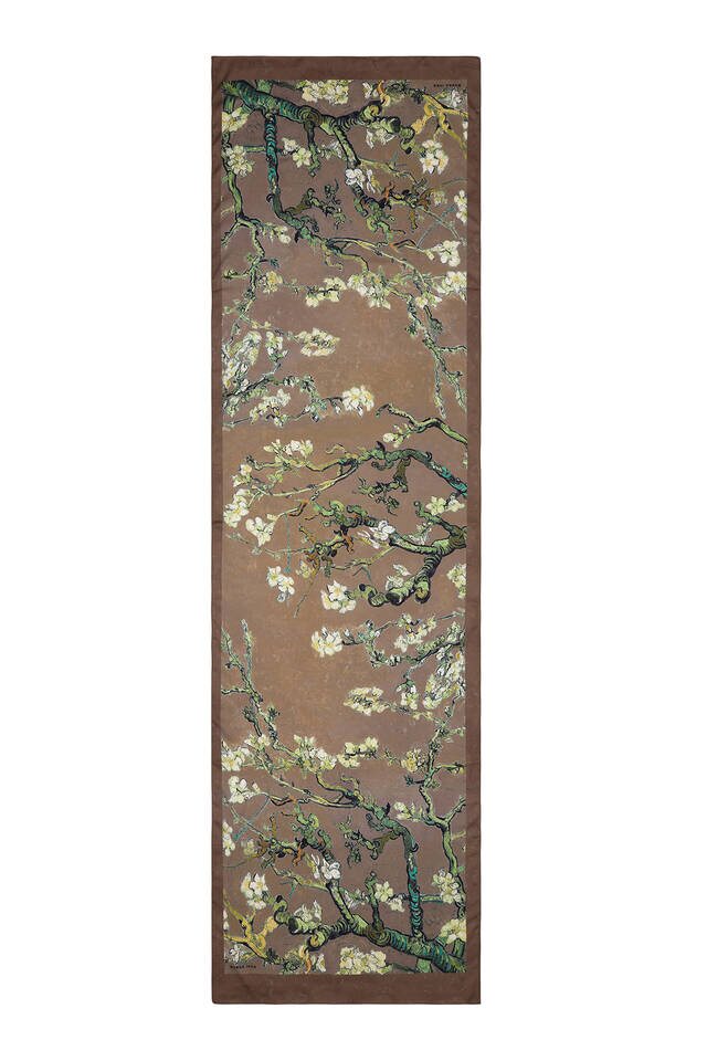 Mink Almond Blossom Silky Foulard - 4
