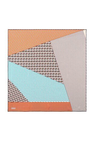 Mink Drop Sura Silk Square Scarf 