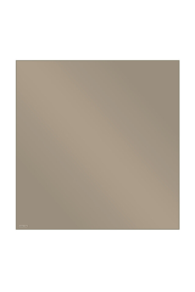 Mink Solid Color Sura Silk Square Scarf 
