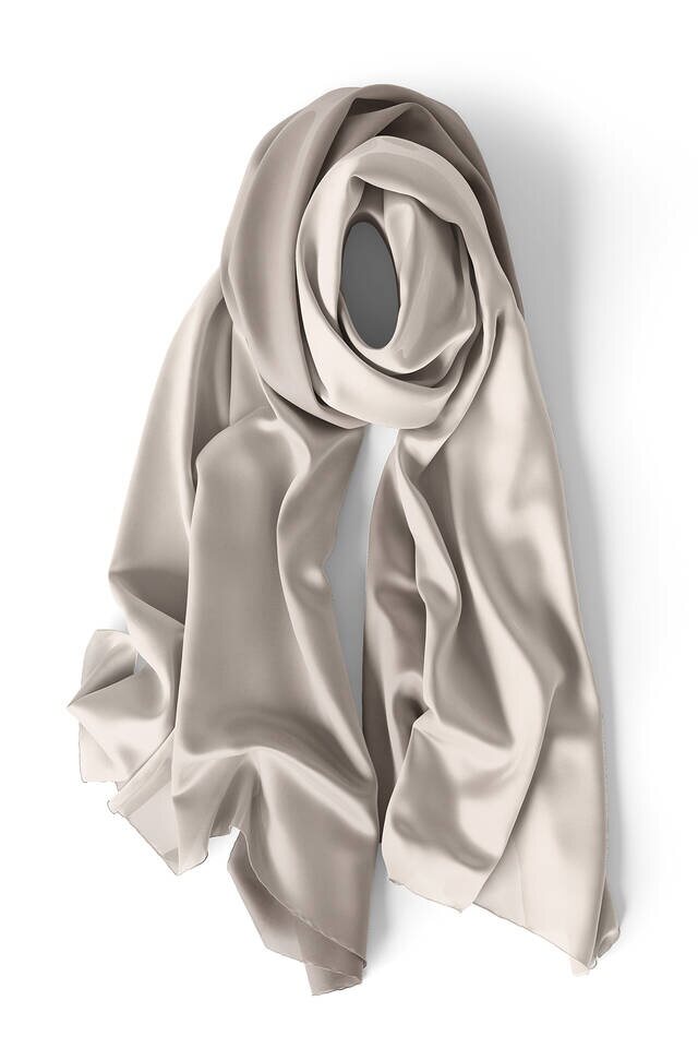 Mink Stone Gradient Silk Shawl - 3