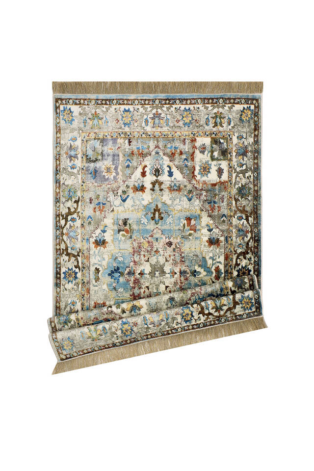 Mint Bambu Halı Seccade - 4