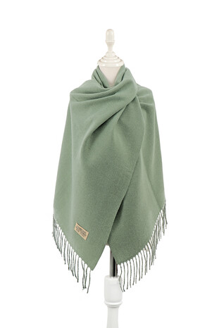 Mint Double Sided Winter Shawl 