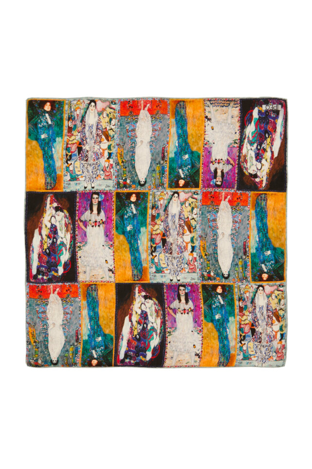 Mint Women Pattern Silk Pocket Square 