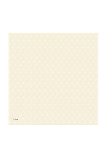 Agate Monogram Desen İpek Pamuk Eşarp 