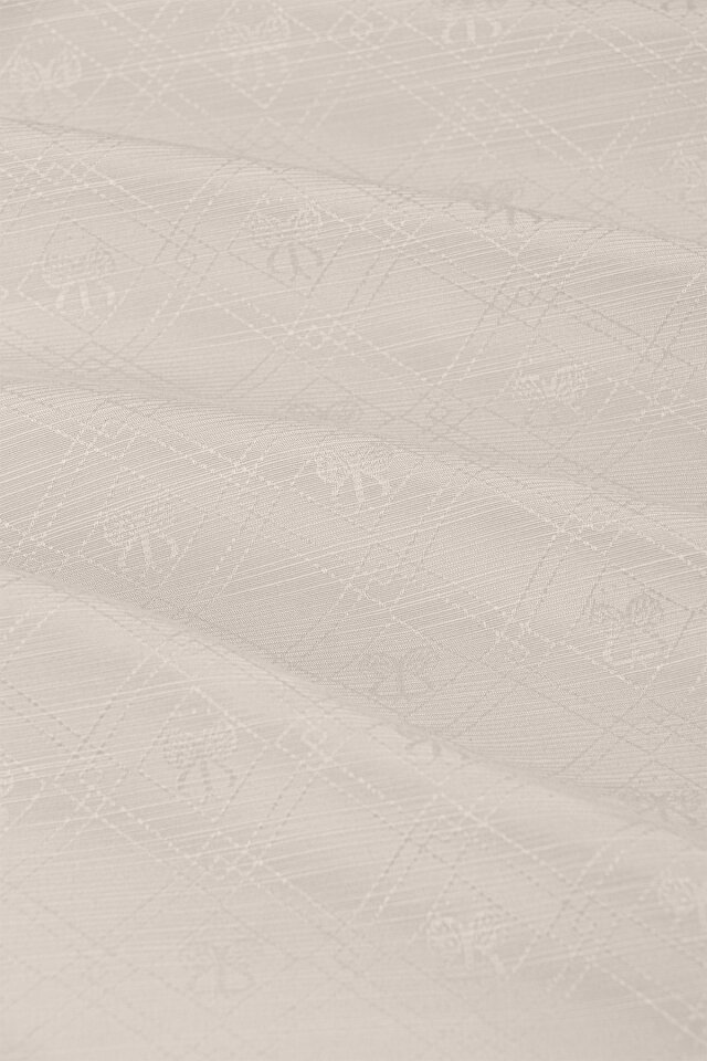 Stone Monogram Pattern Silk Cotton Shawl - 5