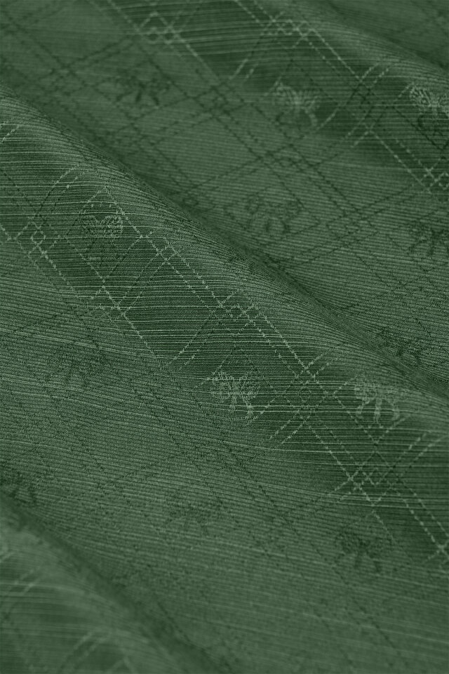 Nefti Monogram Pattern Silk Cotton Shawl - 5