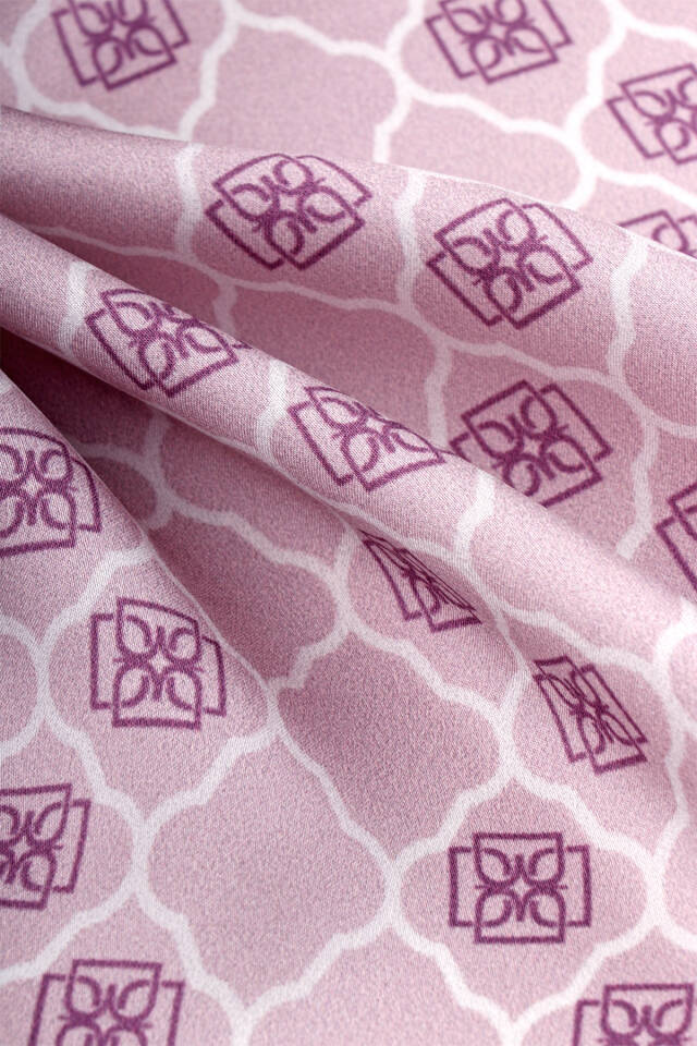 Powder Monogram Silk Scarf - 3