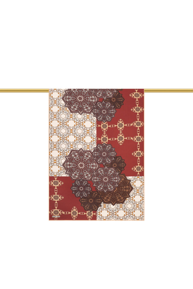 Şiraz Müsenna Desen Krep İpek Şal - 2